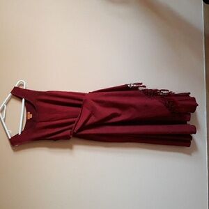 Sakkas Burgundy Maxi Dress